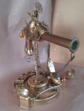 Steampunk arma diorama unicat homemade pistol ornamentat interactiv baterii