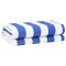 Material de &icirc;nlocuire pentru copertină Albastru, alb 10 x 1.6 m