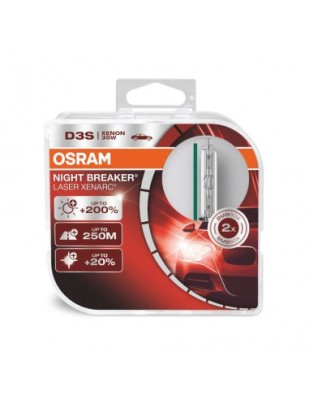 Set 2 Becuri xenon D3S Osram Xenarc 42V Night Breaker Laser +200% foto