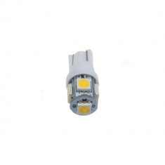 Set 2 becuri pozitie T10 5 led SMD 5050 lumina alba 24V 10714W-24V Automotive TrustedCars foto