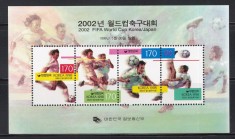 Coreea de Sud 1998 - C. M. de fotbal - Coreea de Sud și Japonia, Colita, MNH