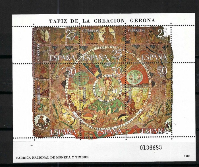 C5510 - Spania 1980 - Arta colita.mestampilata MNH