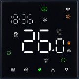 Cumpara ieftin Termostat inteligent Wi-Fi, SS701H-ABB , 16A, incalzire prin pardoseala pe gaz sau electrica, control aplicatie TUYA, ecran LCD, control vocal, divers
