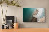 Tablou Canvas pe temă de pe st&acirc;ncă și ocean, 39 x 26 cm, CMCLASS