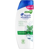 Sampon anti-matreata Head &amp;amp; Shoulders Menthol Fresh pentru orice tip de par, 625 ml