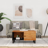 Gossi masuta de cafea, 80x50x40 cm, lemn masiv acacia/lemn prelucrat