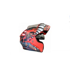 Casca Moto Scuter Atv Flip-up Cu Ochelari M L XL CAGULA CADOU