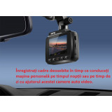 Camera Auto De Bord Fata Spate, Ultra HD 4K, Functie de GPS, Conexiune Wifi