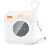 Baterie Externa XO Design PR258, 10000mAh, 20W, QC + PD, 1 x Lightning - 1 x USB-C, Bej