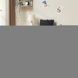 Schreibtisch Belana 100x43x82 cm Schwarz/Eicheoptik [en.casa]