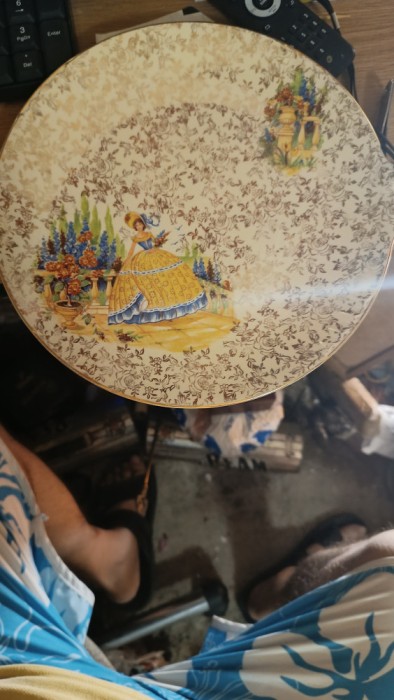 Platou englez portelan an 1859