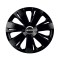 Set 4 capace roti Negre Cu Inel Cromat Energy R14 pentru gama auto Daewoo