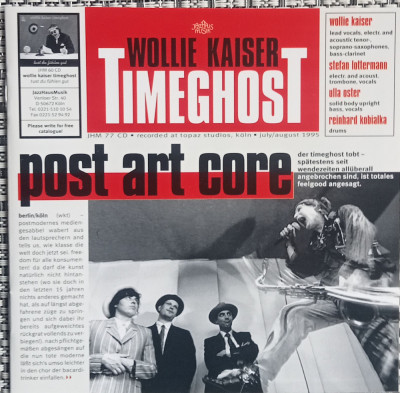 CD Wollie Kaiser Timeghost &amp;ndash; Post Art Core foto