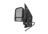 Oglinda exterioara Ford Transit / Tourneo Connect (C170), 05.2003-06.2009, Stanga, Crom, manuala,prin cablu, Fara incalzire, carcasa neagra, Convex,