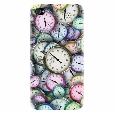 Husa silicon pentru Apple Iphone 4 / 4S, Clocks foto