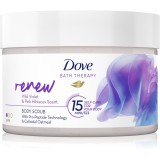 Dove Bath Therapy Renew exfoliant delicat pentru corp Wild Violet &amp; Pink Hibiscut 295 ml