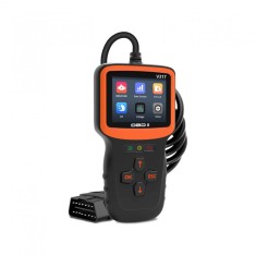 Tester dianoza auto V317, Axeloni &reg;, instrument de diagnosticare CAN, pentru toate masinile OBD II/EOBD, pentru citirea erorilor masinii, Negru