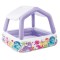 Piscina gonflabila pentru copii cu parasolar, 157x157x122 cm, +3 ani
