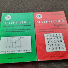 MATEMATICA ALGEBRA/ANALIZA MATEMATICA REZOLVAREA PROBLEMELOR DIN MANUAL 2 VOLUME