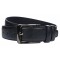 Curea barbati, eleganta, latime 3.8cm, Negru, cusatura, piele eco - CK125N