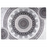 Covor Multicolor 120x180 cm Lavabil Antiderapant Poliester Catifea Moale