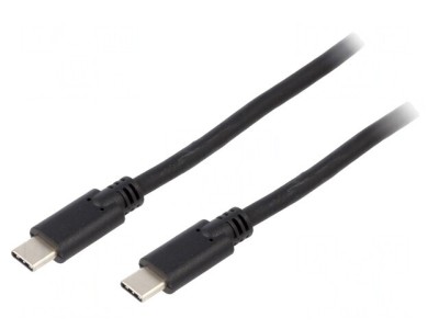 Cablu USB-C 3.2 0.5m Negru 5Gbps foto