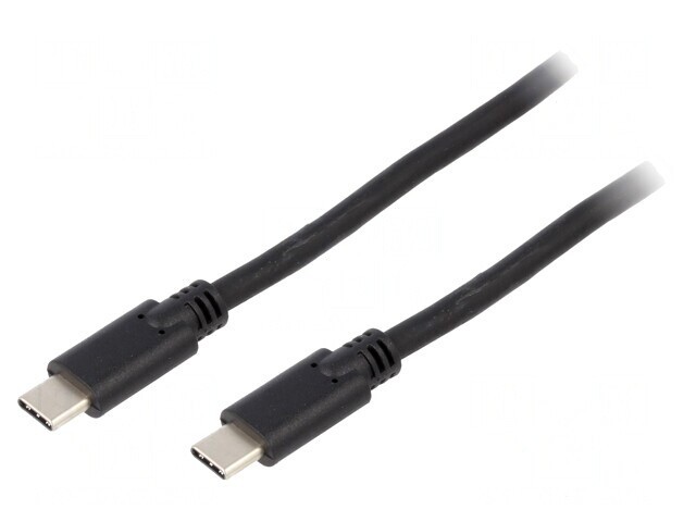 Cablu USB-C 3.2 0.5m Negru 5Gbps