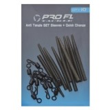 SET PRO FL CONURI ANTI TANGLE SLEEVES 60MM PLUS VARTEJ RAPID 10BUC