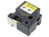 Bandă Dymo 24mm x 7m Galbenă/Neagră
