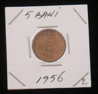 C10 8 - Moneda foarte veche - Romania - 5 banI - 1956