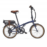 Bicicletă pliabilă electrică E FOLD 500 Albastru, Btwin