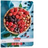 Caiet A4 60 file dictando, motiv Healthy Snack