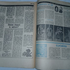 Revista Magazin SAH MAT,Ed.CLUBUL CENTRAL DE SAH Bucuresti,enigme,rebus,partide