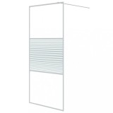 Cumpara ieftin Perete de dus walk-in, alb, 90x195 cm, sticla ESG transparenta