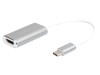 Adaptor HDMI soclu la USB C mufă 150mm USB 3.2 DIGITUS argintiu