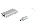 Adaptor HDMI soclu la USB C mufă 150mm USB 3.2 DIGITUS argintiu