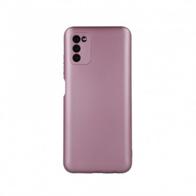 Husa Capac Silicon Metalizat, Samsung A546 Galaxy A54 5G , Roz, Bulk foto