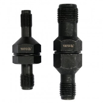 Kit 2 piese pentru repararea filetelor bujiilor deteriorate Yato YT-17697, HRC50 foto
