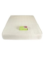 Saltea ortopedica, tip relaxa, Dafin Lux Ortopedic, 140x190x21cm, fermitate medie, cu plasa de arcuri tip Bonell, fata vara-iarna, sistem de aerisire