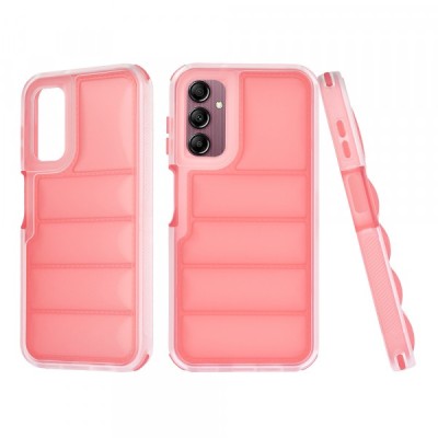 Husa pentru Samsung Galaxy A14 A145 / A14 5G A146, Techsuit, Wave Shield, Rosie foto