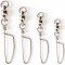 Agrafa cu Vartej Filfishing Filex BB Coastlock Snap &amp; Swivel Nr.8, 100kg, 3buc/pac