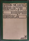 Cumpara ieftin STEFAN NICULESCU (COMPOZITOR RCM) - REFLECTII DESPRE MUZICA (1980)