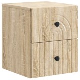 vidaXL Dulap de noapte suspendat Stejar Sonoma 33 x 34,5 x 40 cm 898129