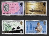 Jersey 1976 - Dr. Lilian Grandin, personalități, harta, vapor, serie neuzata