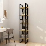 VidaXL Bibliotecă cu 5 rafturi, 40x30x175 cm, lemn de pin