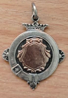 Medalie Rothschild Shield Runners up 1931-1932, J. Rolfe, 12 g argint foto