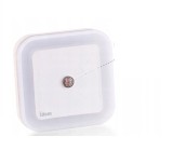 Lampa de veghe LED, Idom, cu senzor zi-noapte, 0.5W, 40lm, lumina calda 3500K, 100-240V
