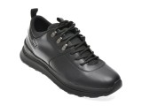 Pantofi sport GEOX negri, U56HMA, din piele naturala