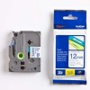 Ribon Banda Laminata albastru pe alb Brother TZe-233 TZe233 12mm X 8m