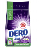 Detergent de rufe pudra Dero 2in1 Levantica si iasomie, 3kg, 40 spalari